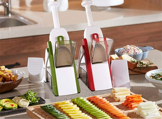 5 in-1 Multifunctional Manual Mandolin Vegetable Slicer Cutter Food & Chopper